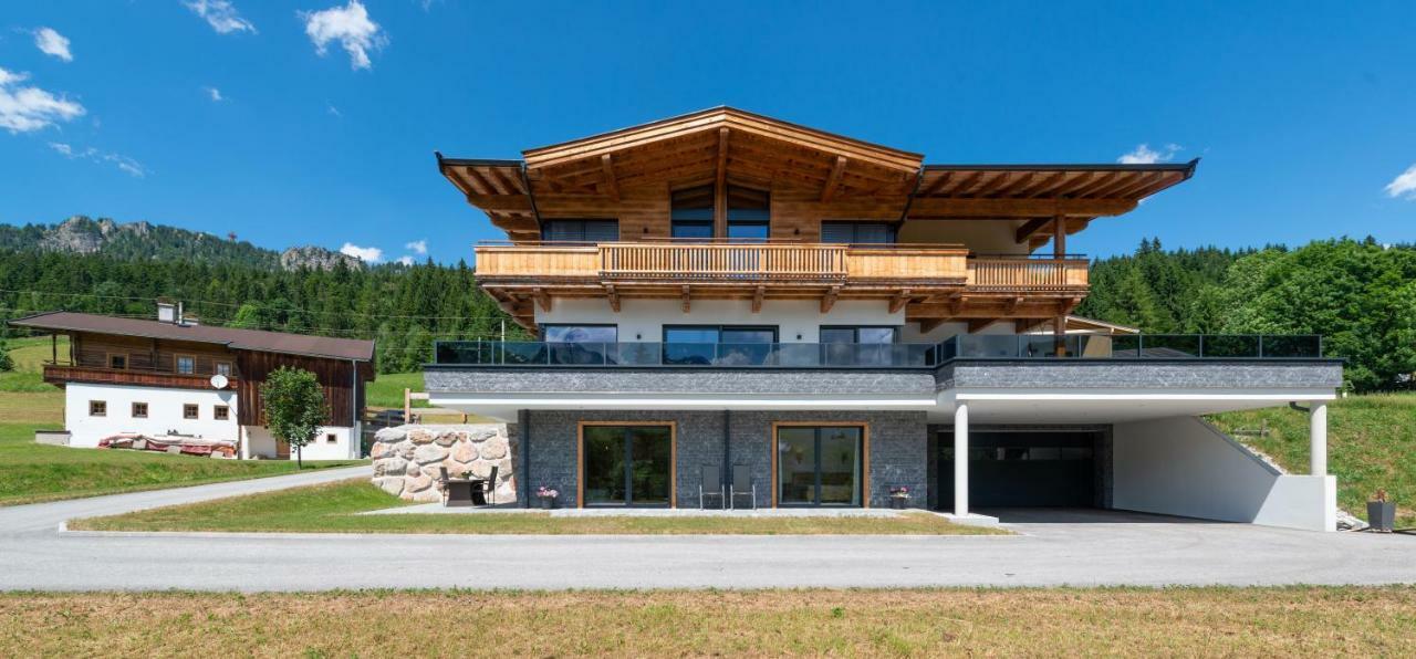 Ferienwohnung App. Mountain View Fieberbrunn Exterior foto
